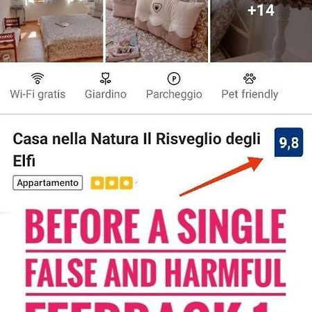 Casa Nella Natura Il Risveglio Degli Elfi Педавена Экстерьер фото